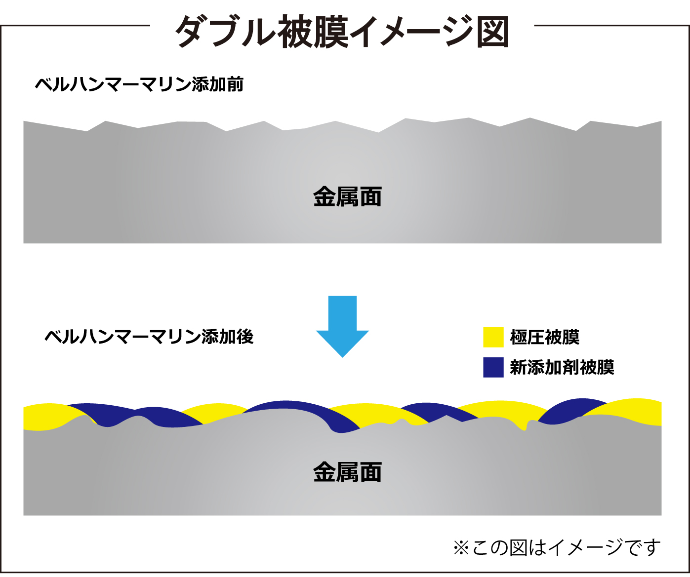 ダブル被膜イメージ図